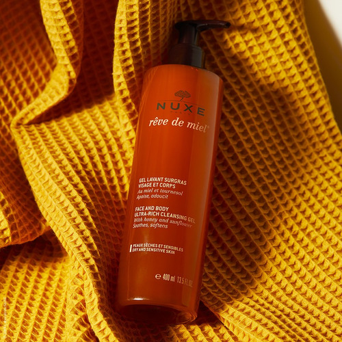 Imagen 3 de 4 de Nuxe - Reve De Miel - Gel Limpiador Rostro Y Cuerpo 400 Ml