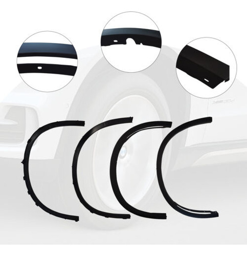 Wheel Arch Side Fender Flares Molding Trim For Bmw X5 F1 Ttd