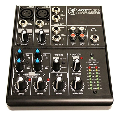 Mackie 402vlz4, Mezclador Ultra Compacto De 4 Canales Con Pr