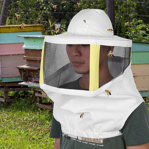 Máscara Antiabejas, Protector, Velo, Gorro Red, Apicultur