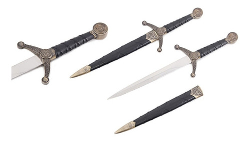 Espada Adaga Medieval 41cm Templaria Cruzadas Pfl20215