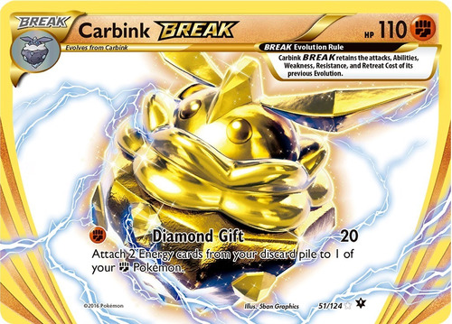 Cartas Pokemon  Carbink Break 51/124 Xy Fates Collide Fco