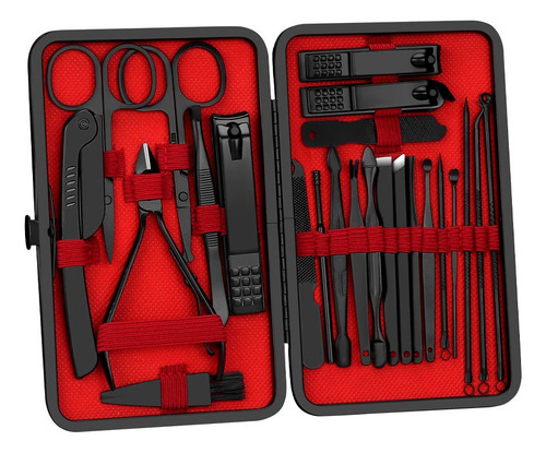 Set De Herramientas De Manicura Y Pedicura Kit Uñas 24pcs