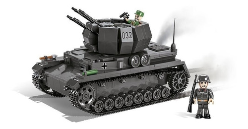 Tanque De Guerra Alemão Flakpanzer Iv Wirbelwind 590 Pç Cobi