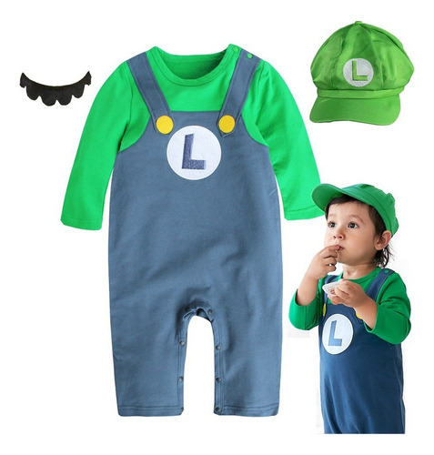 Baby Little Boy Mario Bro Clothing Girl Personagem