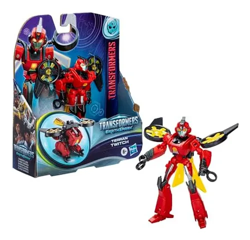 Transformers Earthspark Warrior Class Terran Twitch Figura 5