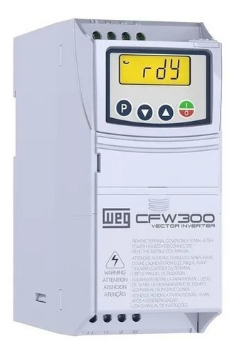 Inversor De Frequência Weg Cfw300 3cv 10a 220v Mono/trifási