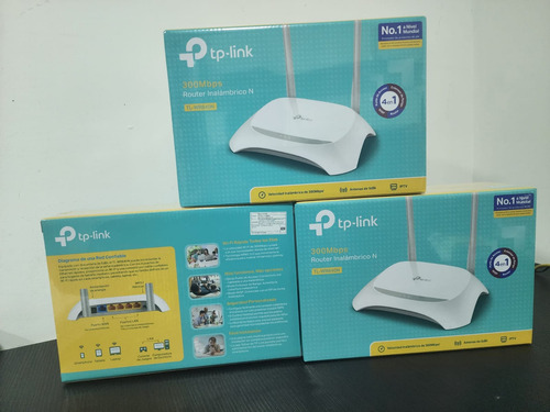 Paquete De 20 Pzas Router Tp-link Tl-wr840n V6, 300 Mbps