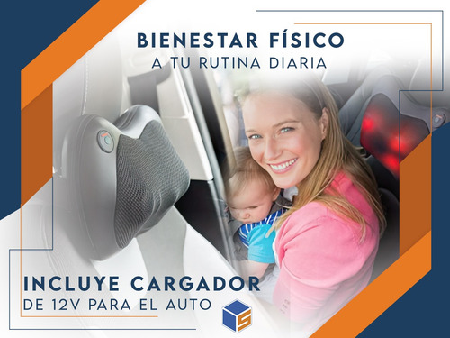 Masajeador Cervical Electrico Espalda Pies Para Auto