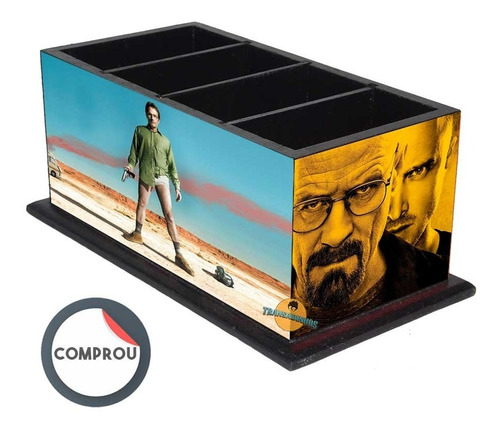 Porta Controle Decoração Breaking Bad + Brinde Gratis