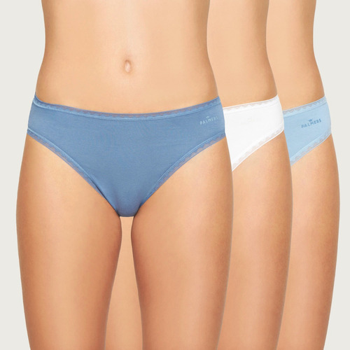 Pack X3 Bikini Algodón Orgánico Palmers