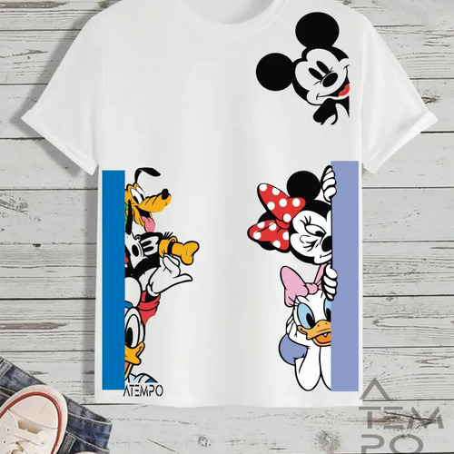 Franelas Sublimadas Con Diseños De Mickey 