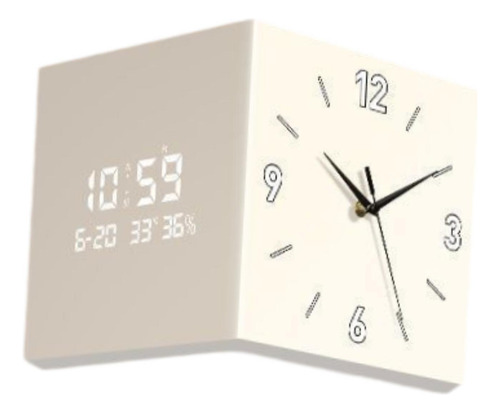 Reloj De Pared Corne De Doble Cara, Reloj De Salón Lechoso