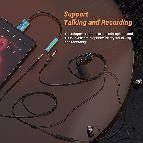 Imagen 5 de 6 de Cubilux Hi-res Dac Usb C A Tipo C Dongle Auxiliar Audio
