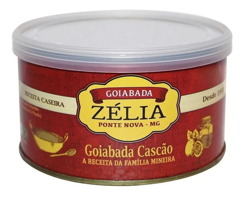 Imagem 1 de 4 de Kit Goiabada Zélia Caseira Cremosa Cascão 400g - 3 Latas