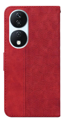 Funda Abatible Tipo Cartera De Pu C/soporte Para Honor X7b
