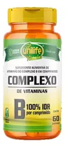 Comprar Unilife Complexo B 60 Cápsulas Vitaminas B1 B2 B3 B5 B6
