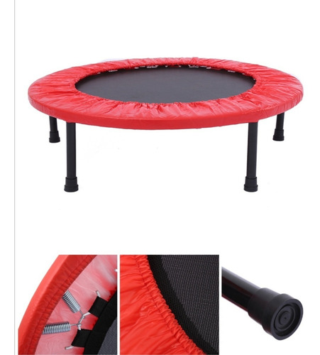 Saltarin Cama Elastica 40p Doble Resort Rojo Y Azul