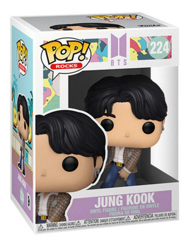 Imagen 3 de 3 de Figura de acción Jung Kook 48112 de Funko Pop! Rocks
