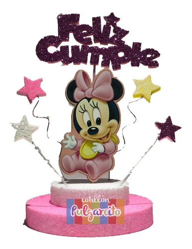 Adorno De Torta - Minnie Bebe