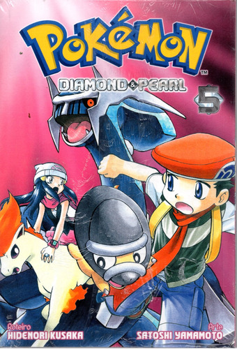 Pokemon Diamond & Pearl N° 05 - Em Português - Editora Panini - Formato 14 X 20 - Capa Mole - 2023 - Bonellihq 5 Cx203 G23