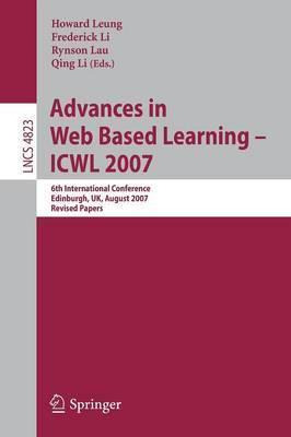 Libro Advances In Web Based Learning - Icwl 2007 : 6th In...