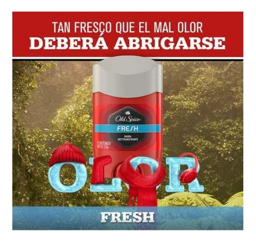 Old Spice Antitranspirante En Barra Invisible Fresh Con 50 G