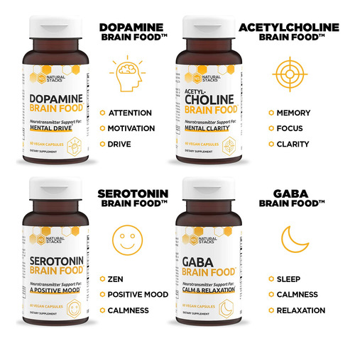 Dopamine Brain Food suplemento De Dopamina Para El Cerebro