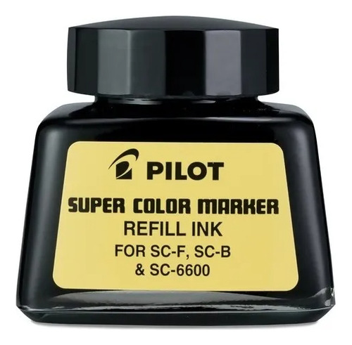 Tinta Refill Para Recargar Marcadores Pilot Jumbo 1 Pieza Negro