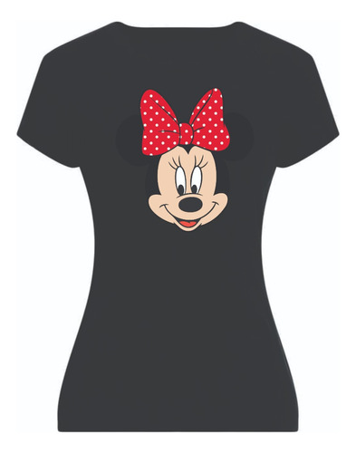 Camisetas Minnie Mouse De Mickey Disney Adult Y  Niños Mod2