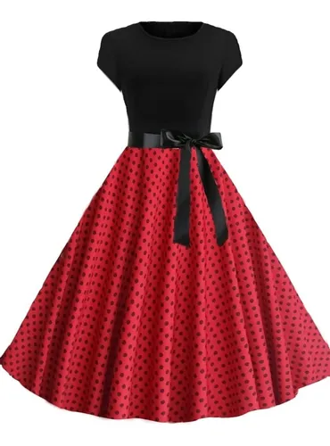 Vestido anos 60 festa 2025