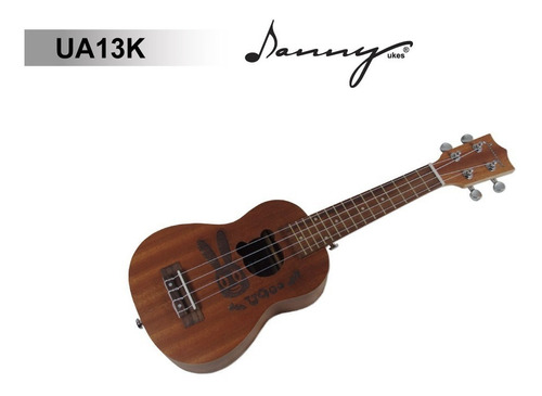 Ukulele Soprano Ua13k Danny Con Detalle Grabado Envio Gratis