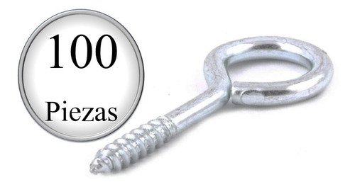 Armella Cerrada Galvanizada 22 X 100 - Caja 100pz