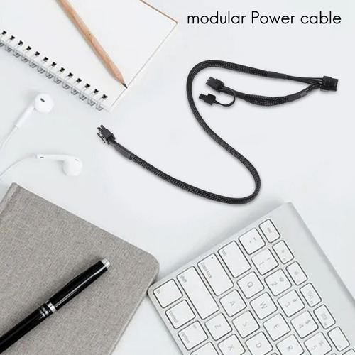 Cable De Fuente De Alimentación Modular Doble Pci-e De 8 Pin
