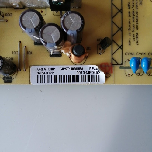 Sceptre X400bv-fhd/fuente/pcbada018-20haa (Usado)