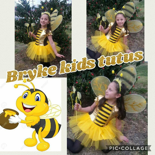 Disfraz Disfraces Niña Tutu Abejita Abeja