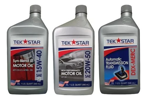 Aceite 5w-30 Full Sintetico Tekstar Amaricano Mayor Y Detal