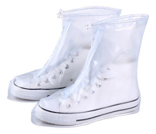 Funda Para Zapatos De Lluvia Unisex Blanca, Impermeable, Ant