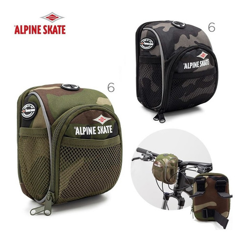 Imagen 2 de 2 de Riñonera Bicicleta Alpine Skate Reforzada Asfl70