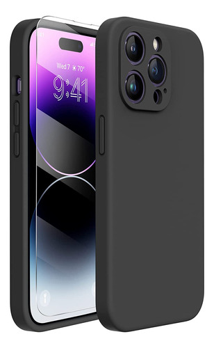 Forro Case Silicon Protector Pantalla Y Camara iPhone 14 Pro