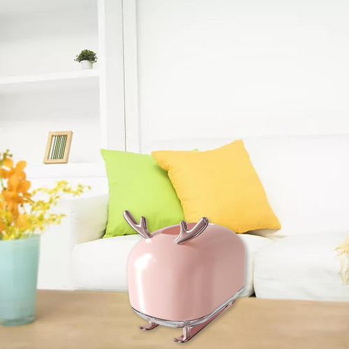 Caja De Pañuelos, Contenedor De Almacenamiento De Rosado