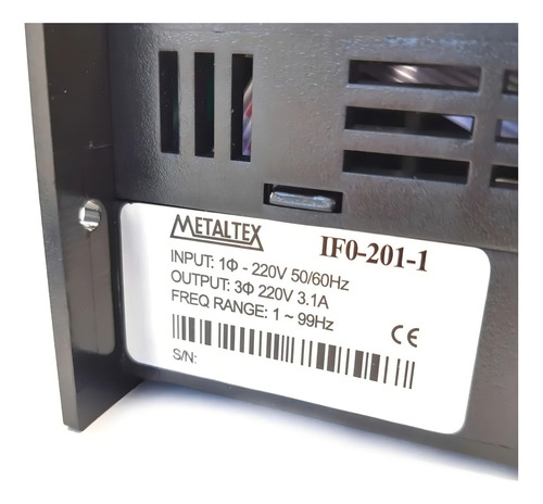 Inversor De Frequência Compacto 220v 1cv If0-201-1 Metaltex