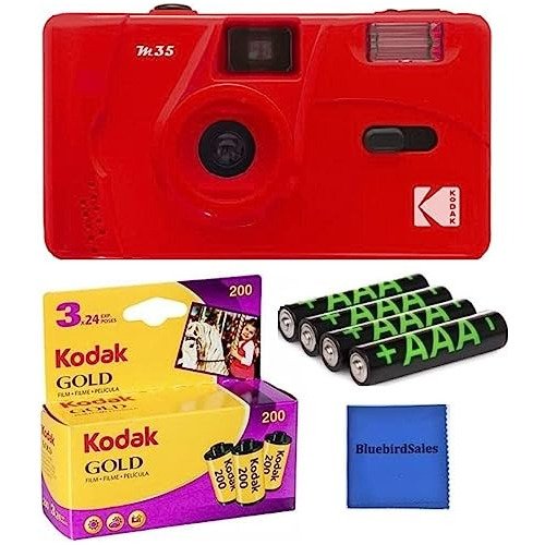 Kodak M35 35mm Film Camera, Starter Bundle: Includes 3 ...