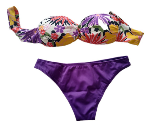 Bikini Talle 1 Color Violeta 