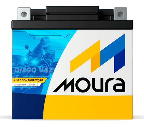 Bateria Moura 5ah Honda Bros 160 2019 - Ma5d Dtz5