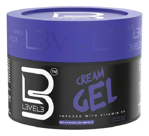 Gel en crema para cabello con infusión de vitaminas 250 ml L3VEL3