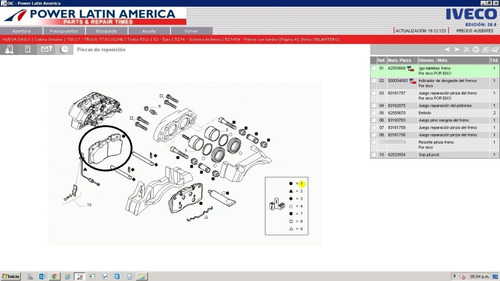 Imagen 5 de 6 de Iveco Daily Pastillas De Freno Para Euro3 Y Euro5 7tn.