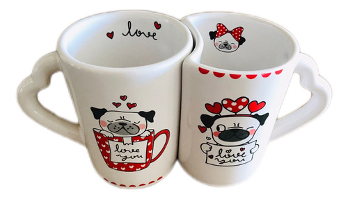 Set Tazas Perritos-enamorados