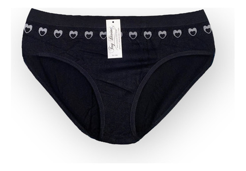 12 Pza Bikini Dama Microfibra Panty Comoda 3/4