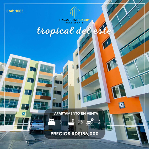 Apartamento Listo En Tropical Del Este 1er Nivel Disponible